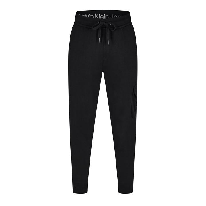 Calvin Klein Jeans Logo-Patch Track Pants - Black