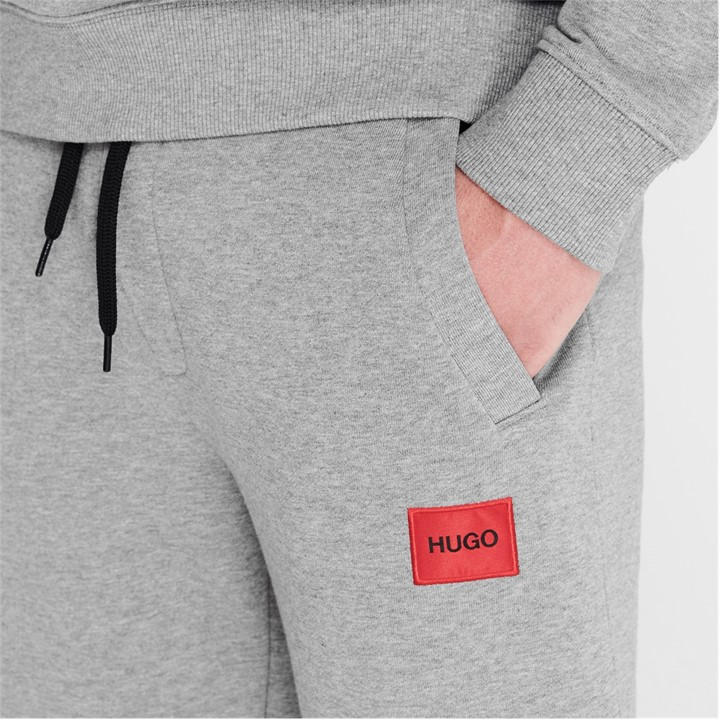 Grey 029 - Hugo - Doak Closed Hem Jogging Bottoms
