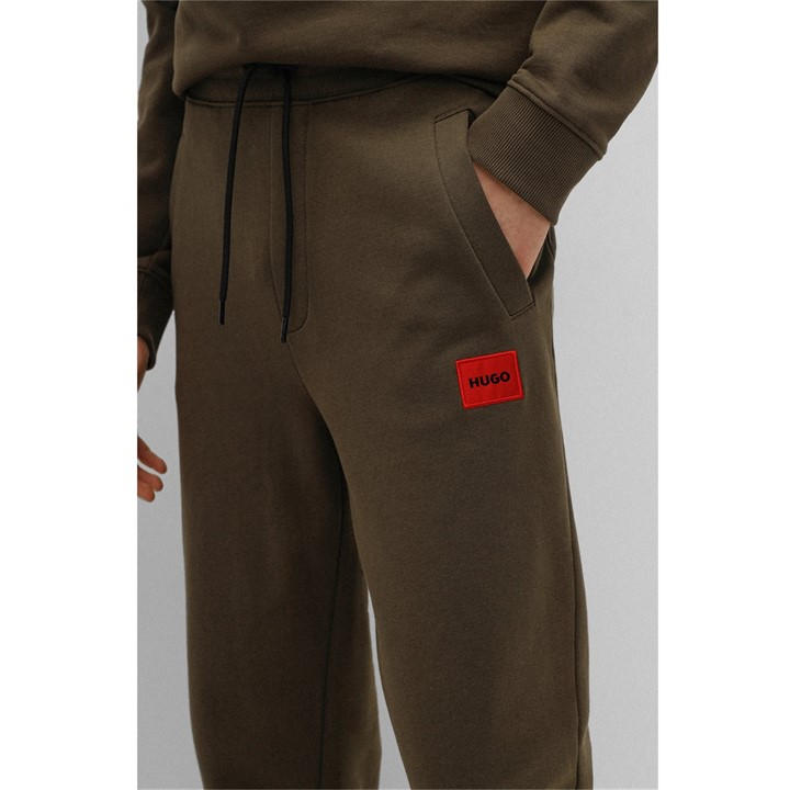 Khaki 304 - Hugo - Doak Closed Hem Jogging Bottoms