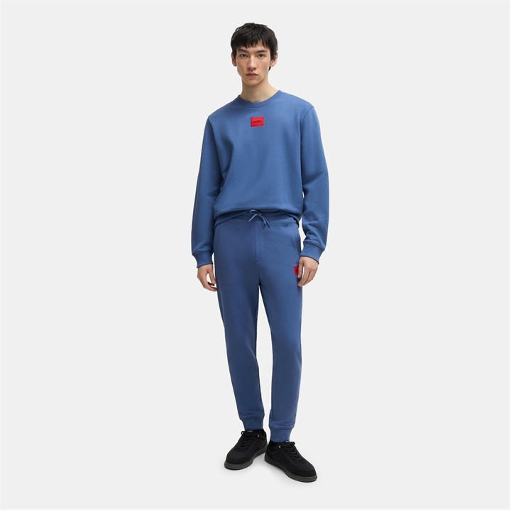 Open Blue - Hugo - Doak Closed Hem Jogging Bottoms