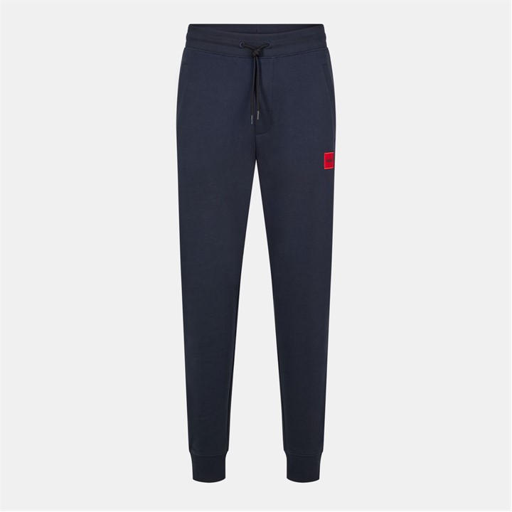 Navy 405 - Hugo - Doak Closed Hem Jogging Bottoms
