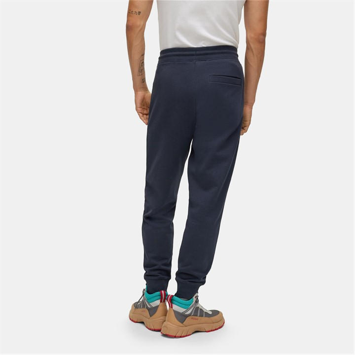 Navy 405 - Hugo - Doak Closed Hem Jogging Bottoms