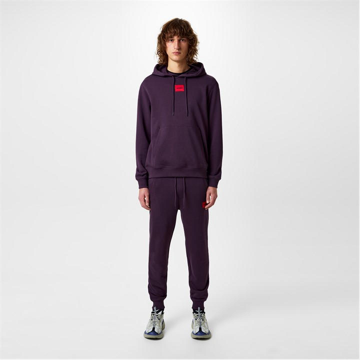 Purple 543 - Hugo - Doak Closed Hem Jogging Bottoms