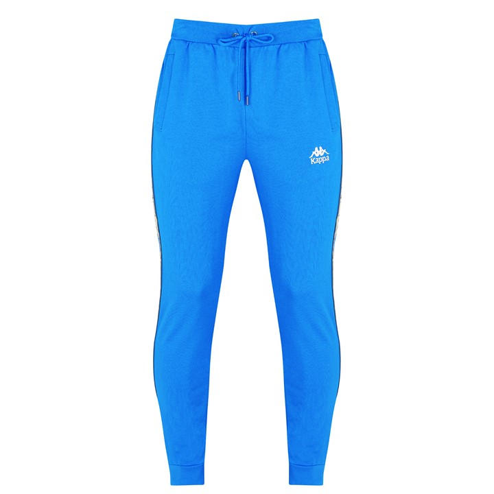 Kappa Men's Blue Banda Jogging Bottoms Extra Large
