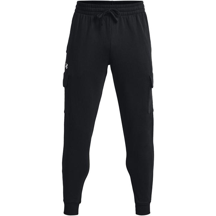 Under Armour Men's Black Armour Ua Rival Fleece Joggers 2XL
