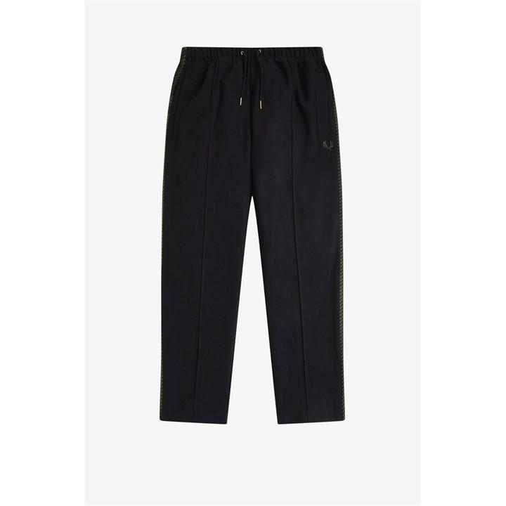 Fred Perry Men's Black Fred Side Tape Pant Sn54 Medium