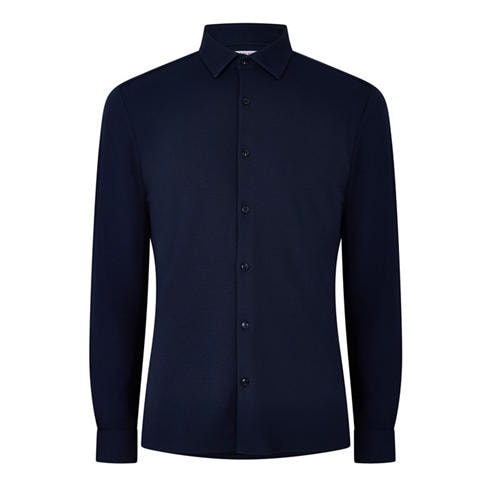 Twisted Tailor - Noah Black Jersey Shirt
