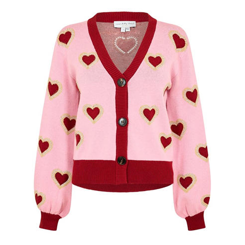 Never Fully Dressed - Never Heart Cardigan Ld62