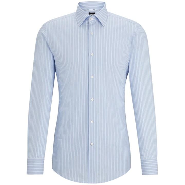 HUGO BOSS MEN'S HBB HHANK PATTERNED LONG-SLEEVE SHIRT