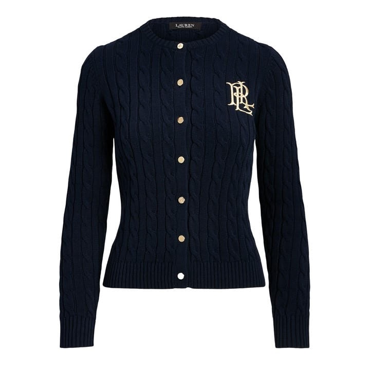 Lauren By Ralph Lauren Women's Blue Lrl Ralhan Cardi Size 8