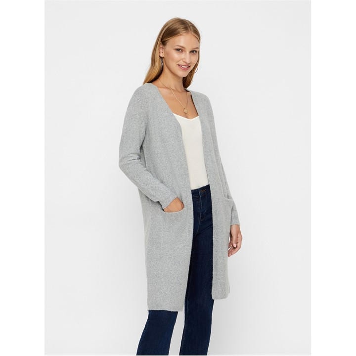 Doffy Ls V Neck Button Cardigan Sepia Tint Detail Me