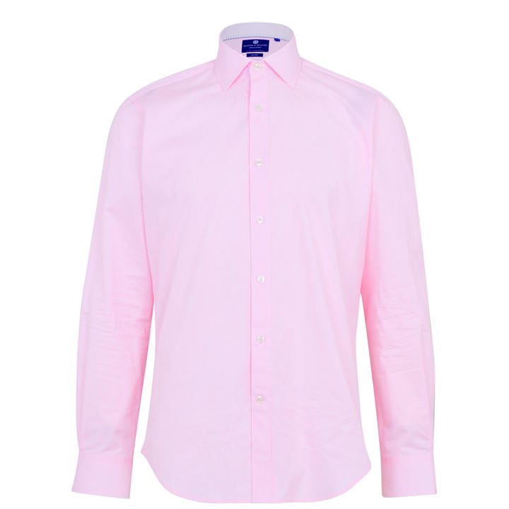 HAINES AND BONNER STRIPE POPLIN SHIRT