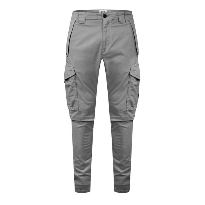 Cp Company Men's Grey Ergonomic Lens Utility Pants Medium