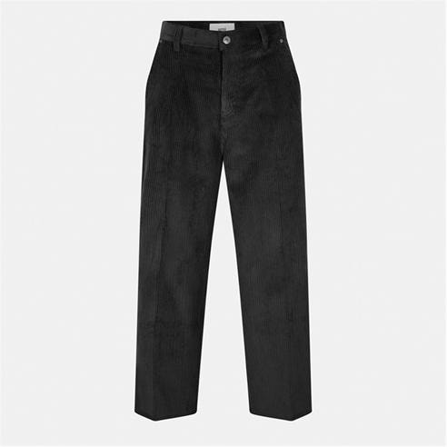 AMI PARIS - Men's Jumbo Cord Textured Straight Leg Trousers