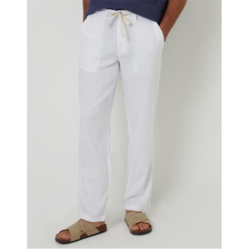 Threadbare - Men's Linen Straight Leg Trouser