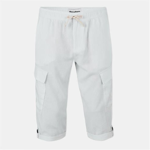 Threadbare - Men's Memphis Linen Cargo Trousers