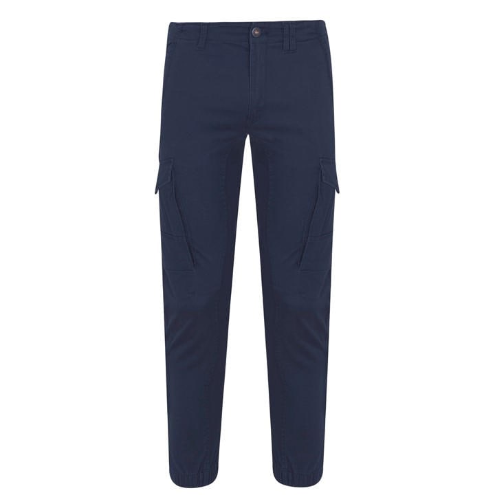 Jack and Jones Slim Stretch Cuffed Cargo Pants Cargo Trousers