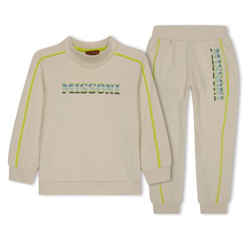 MISSONI - Embossed Logo Tracksuit Unisex Juniors