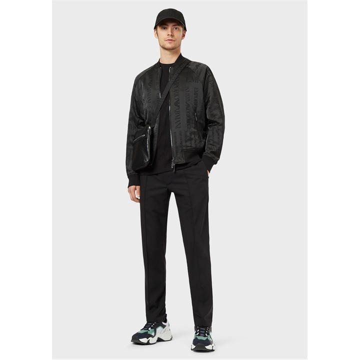 Emporio Armani Men's Black Casual Trousers Extra Small