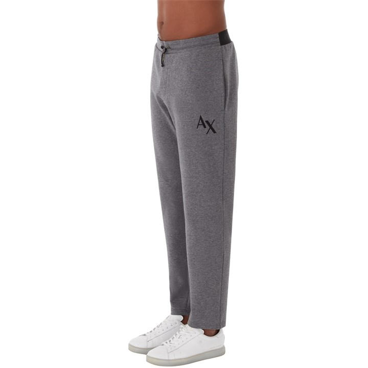 Armani Exchange AX side logo jog Sn99 Grey Black House of Fraser