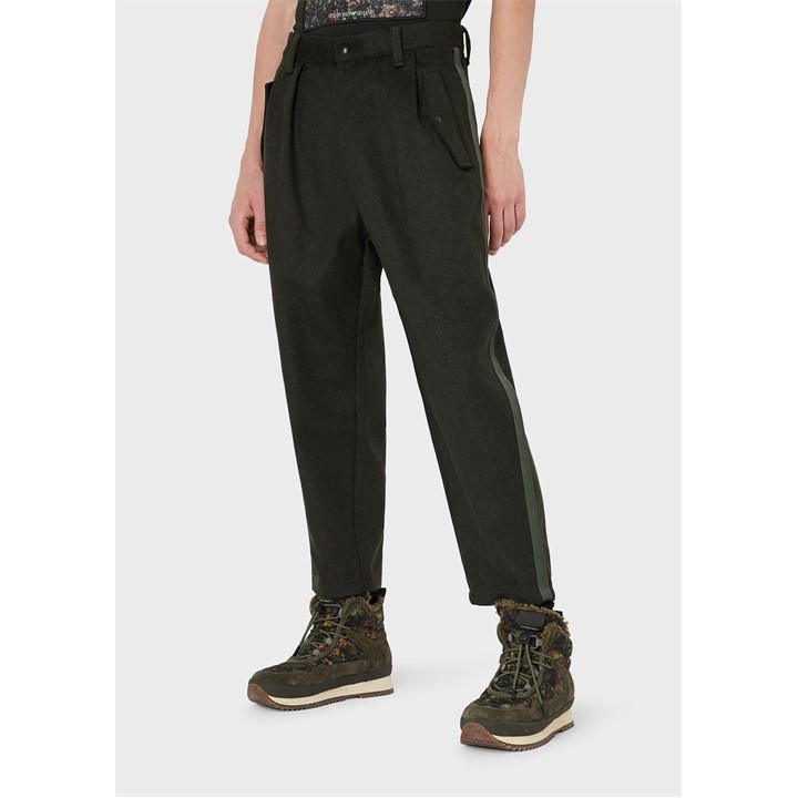 EMPORIO ARMANI STRAIGHT LEG TROUSERS