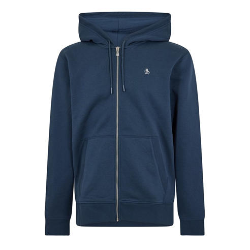 Veste Sweat Homme Penguin, XL, Grise, Full Zip, état Impeccable
