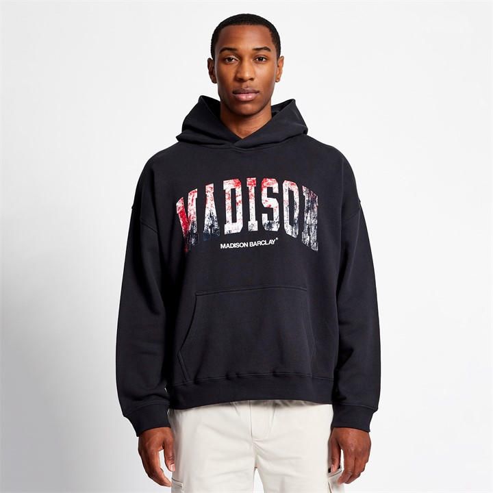 MADISON BARCLAY DISTRESS HOODIE