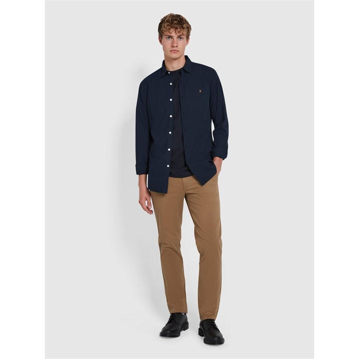 Farah Men's Beige Elm Slim Chinos Size 38 R