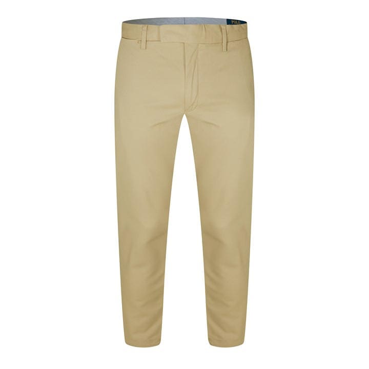 Polo Ralph Lauren Men's Cream Flat Chino Trousers Large
