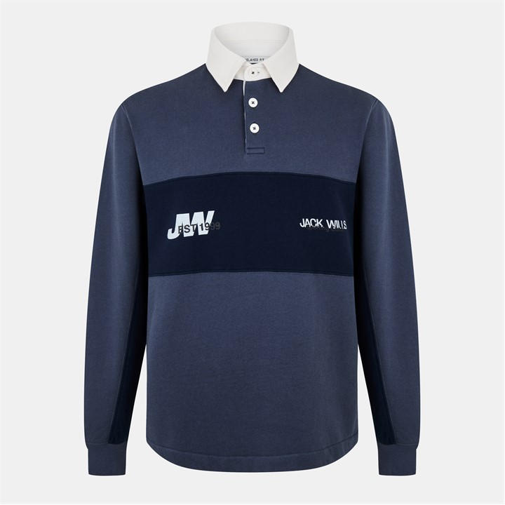 JACK WILLS LOGO RUGBY POLO