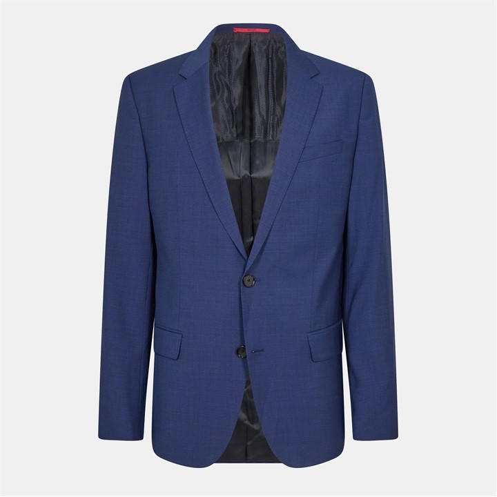 Hugo Men's Blue Henry Slim Fit Suit Jacket