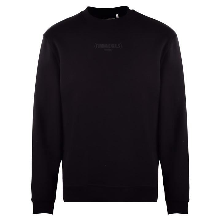 Firetrap Men's Black Puff Crw Small