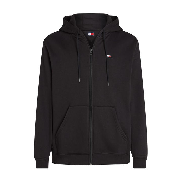 Tommy Jeans Men's Black Basic Zip Hoodie Medium