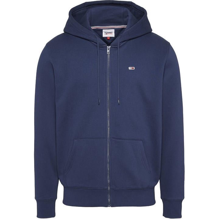 Tommy Jeans Men's Blue Basic Zip Hoodie Medium