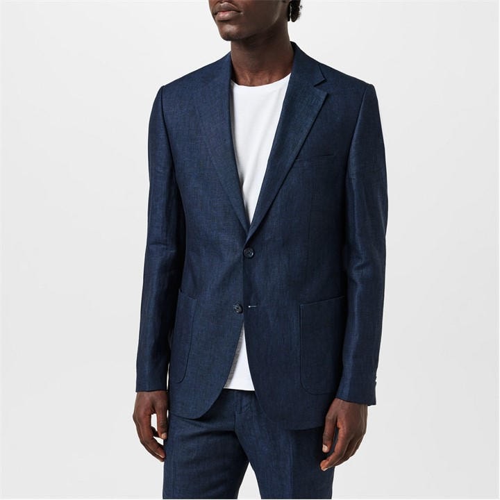 WITHOUT PREJUDICE FRITH SLIM FIT LINEN JACK