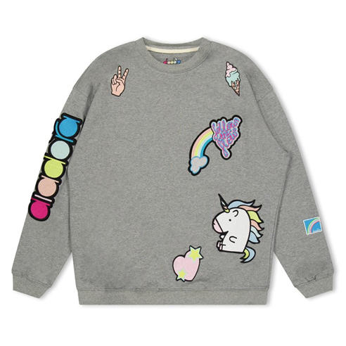 Diadora - Unisex Kids' Unicorn Sweat Crew Sweatshirt