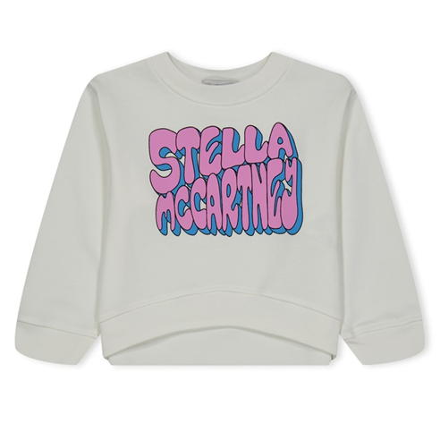 STELLA MCCARTNEY - Logo Crew Sweatshirt Juniors