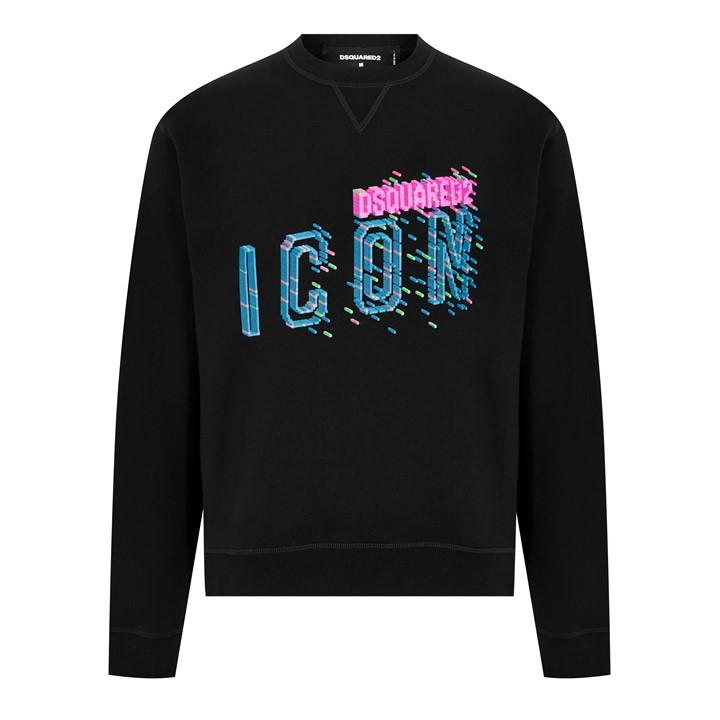 Dsquared2 Pixel Icon Crew Sweatshirt