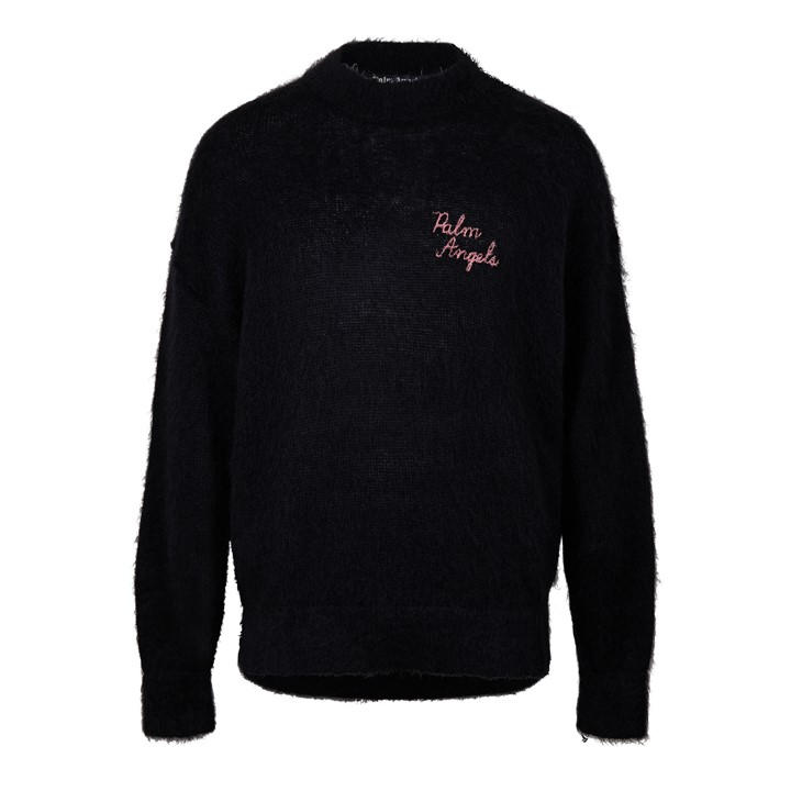 PALM ANGELS BRUSHED PALM SWEATER