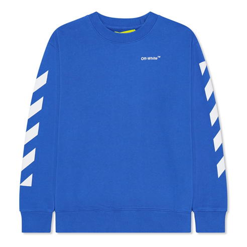 OFF WHITE - Diag Crewneck Sweatshirt Juniors
