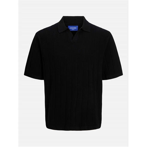 Jack and Jones - Men's Split Neck Knitted Crew Sweatshirt
