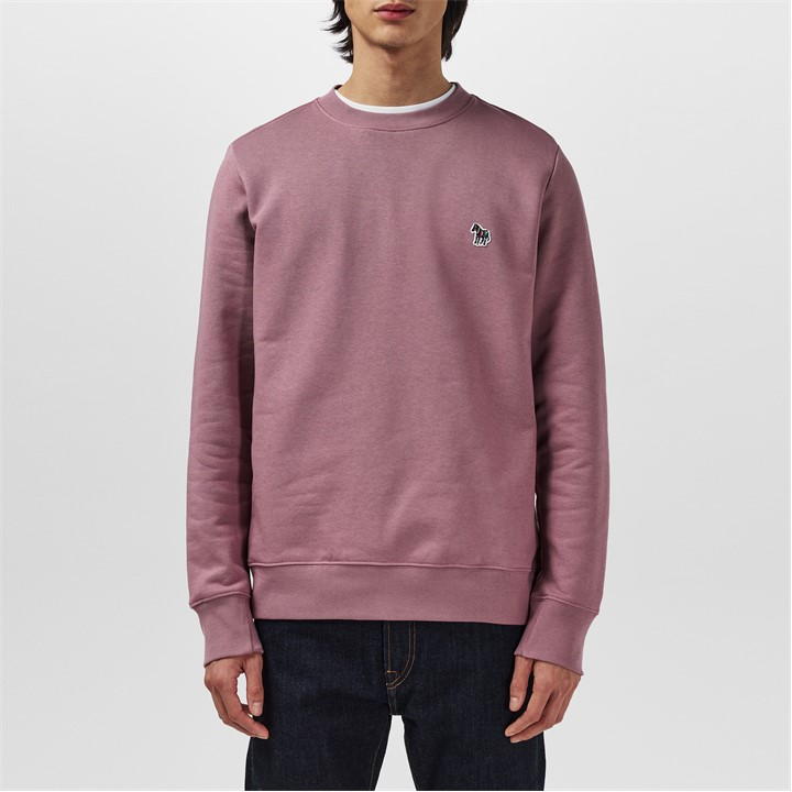 Ps Paul Smith Men's Purple Zebra Crew Sweatshirt Medium