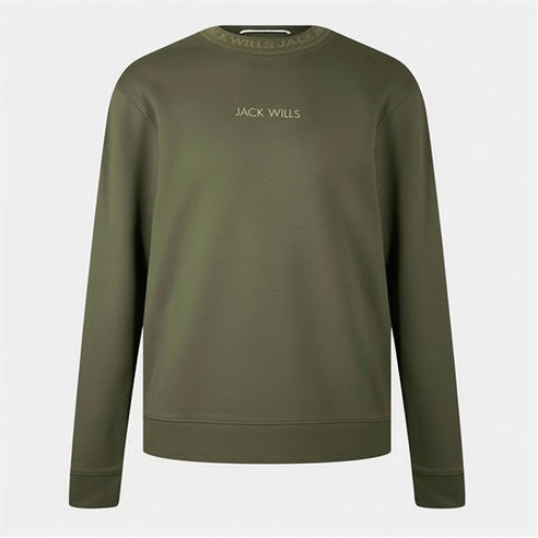 Jack Wills - Jacquard Crew Sweatshirt Mens