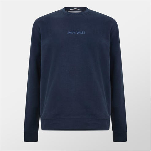Jack Wills - Jacquard Crew Sweatshirt Mens