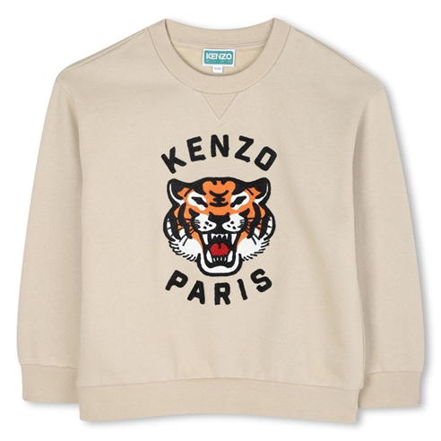 KENZO - Unisex Kids' Tiger Embroidered Crew Sweatshirt