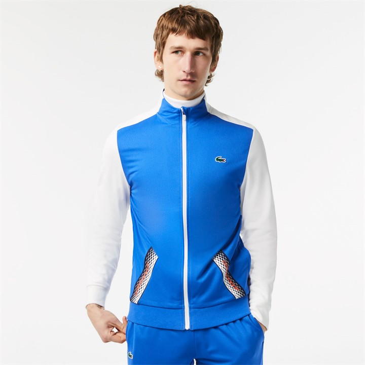 LACOSTE TENNIS FULL ZIP SWEATSHIR