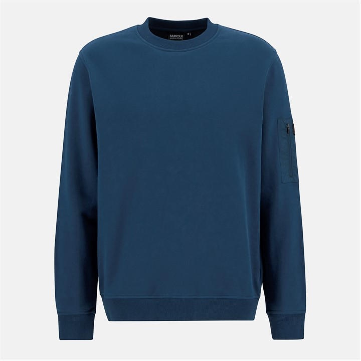 BARBOUR INTERNATIONAL GRIP CREW NECK SW