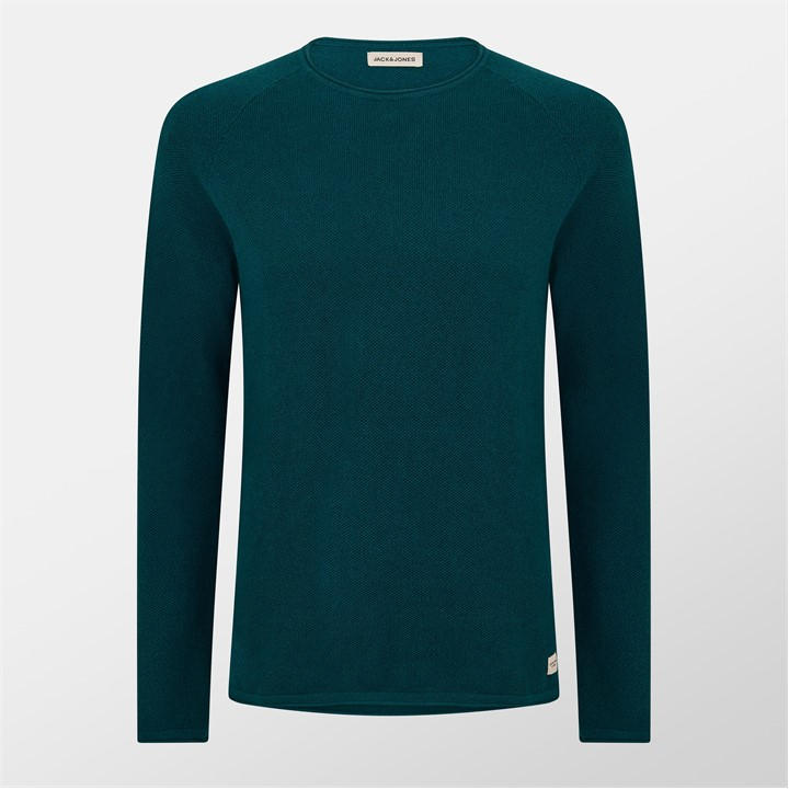 Jack And Jones Men's Blue Melange Sweater Extra Large