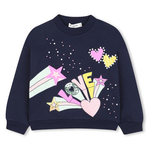 BILLIEBLUSH - Kids' Graphic Crew Sweatshirt