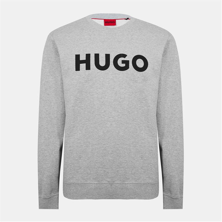 HUGO BOSS SWEATSHIRT IN ORGANIC INTERLOCK COTTON